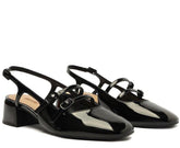 SAPATILHA BONECA SLINGBACK PRETA VERNIZ C 30574 0001 0001 ANACAPRI - Vintedoisk